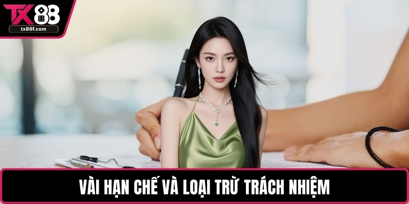 Vài hạn chế và loại trừ trách nhiệm
